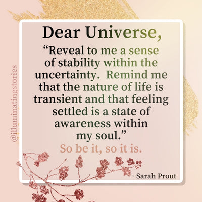 Dear Universe: What is Uncertainty Teaching Me?